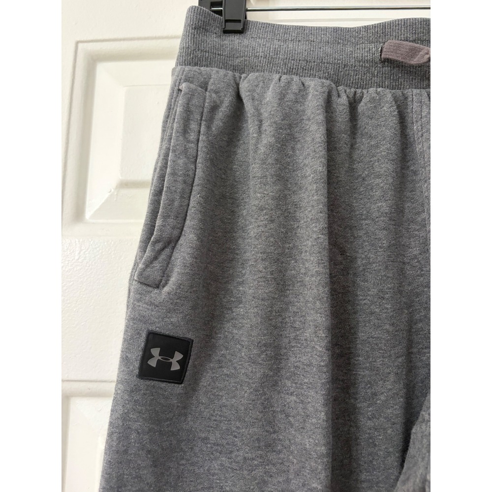 Under Armour | Rival Fleece Jogger Sweatpants | Large || Charcoal Grey| - Picture 3 of 6